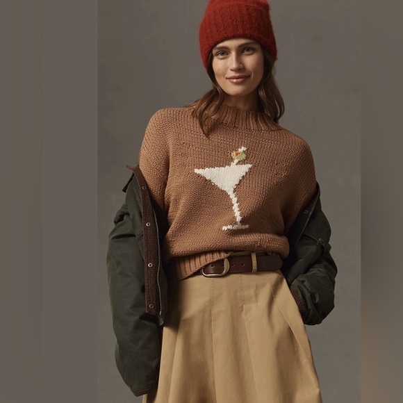 Anthropologie Sweaters - Anthropologie Pippa Mock-Neck Sweater Icon Edition Size Medium NWOT
